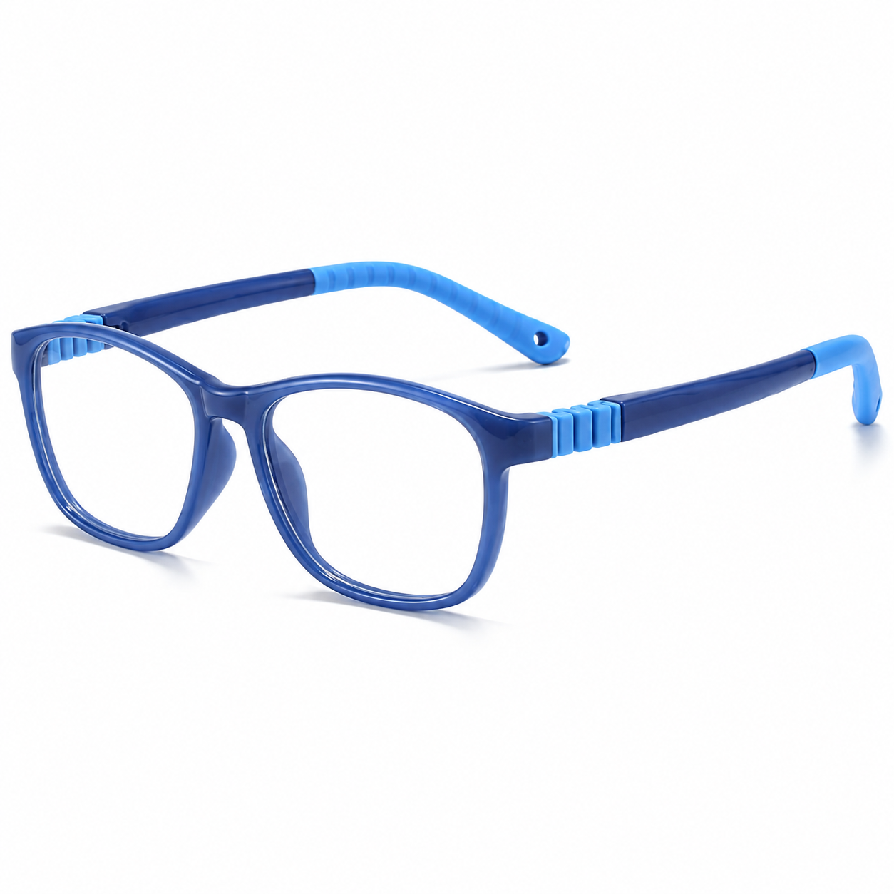 FANDO Kids Navy Blue & Sky Blue Rectangular Frame