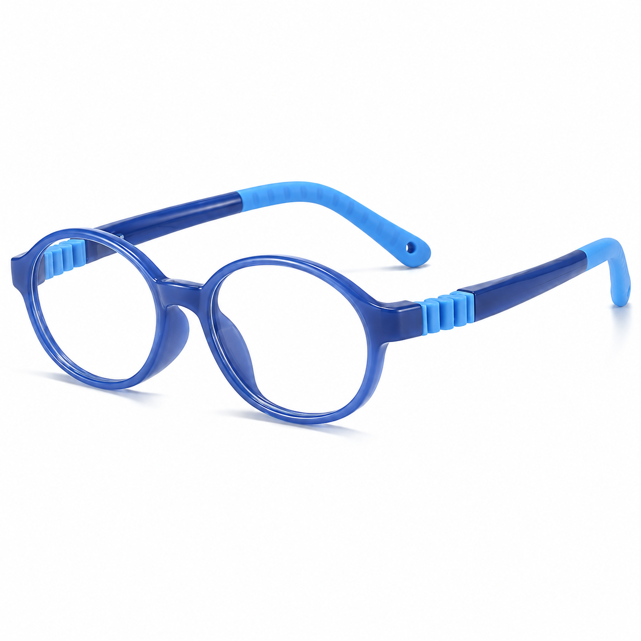 FANDO Kids Royal Blue & Sky Blue Oval Frame