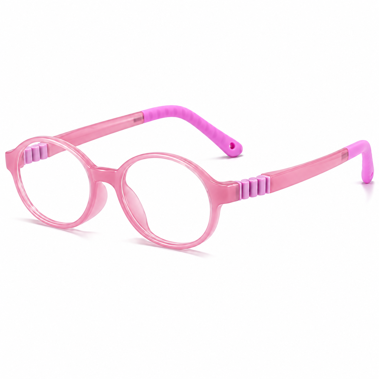 FANDO Kids Pink & Deep Pink Oval Frame