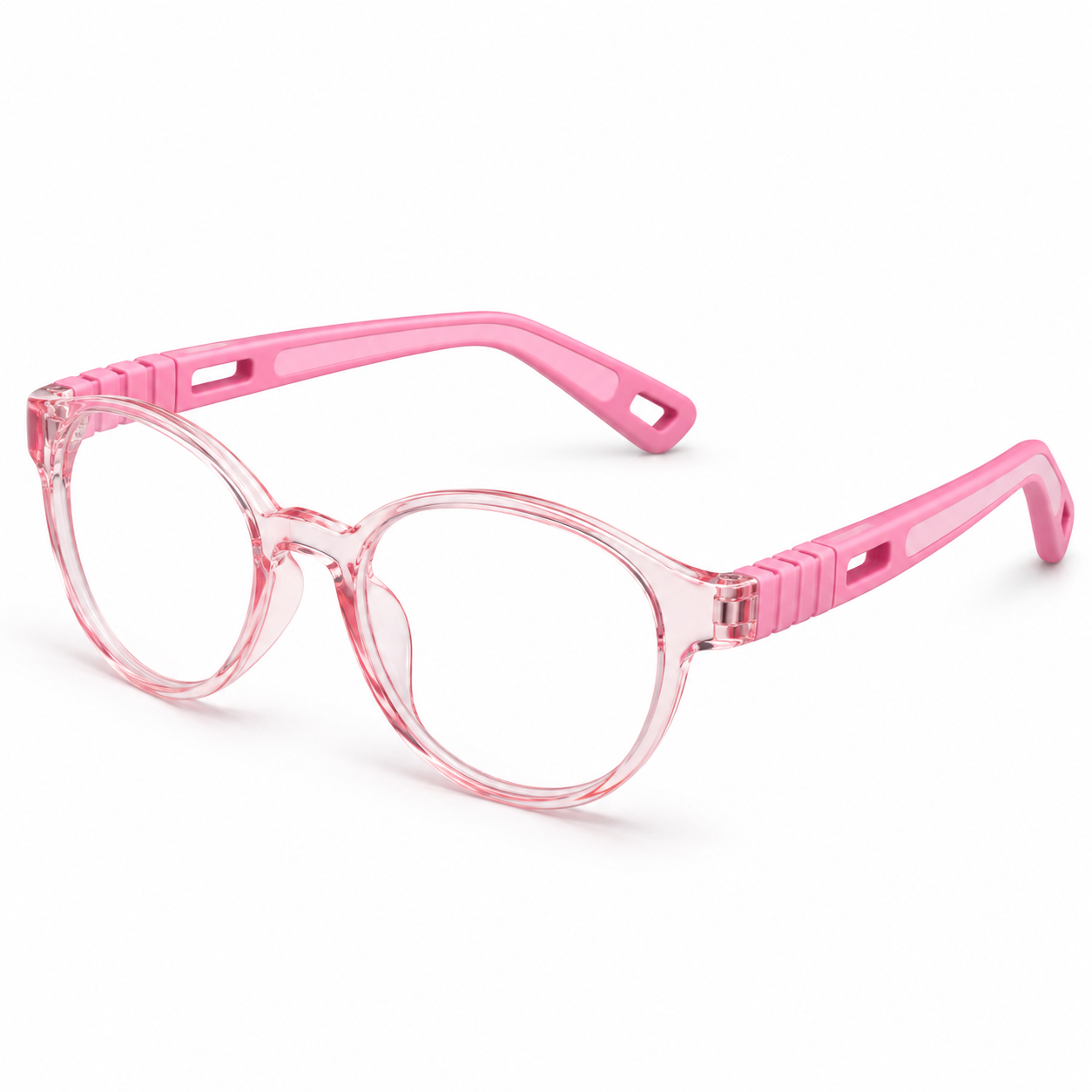 FANDO Kids Pink Round Frame