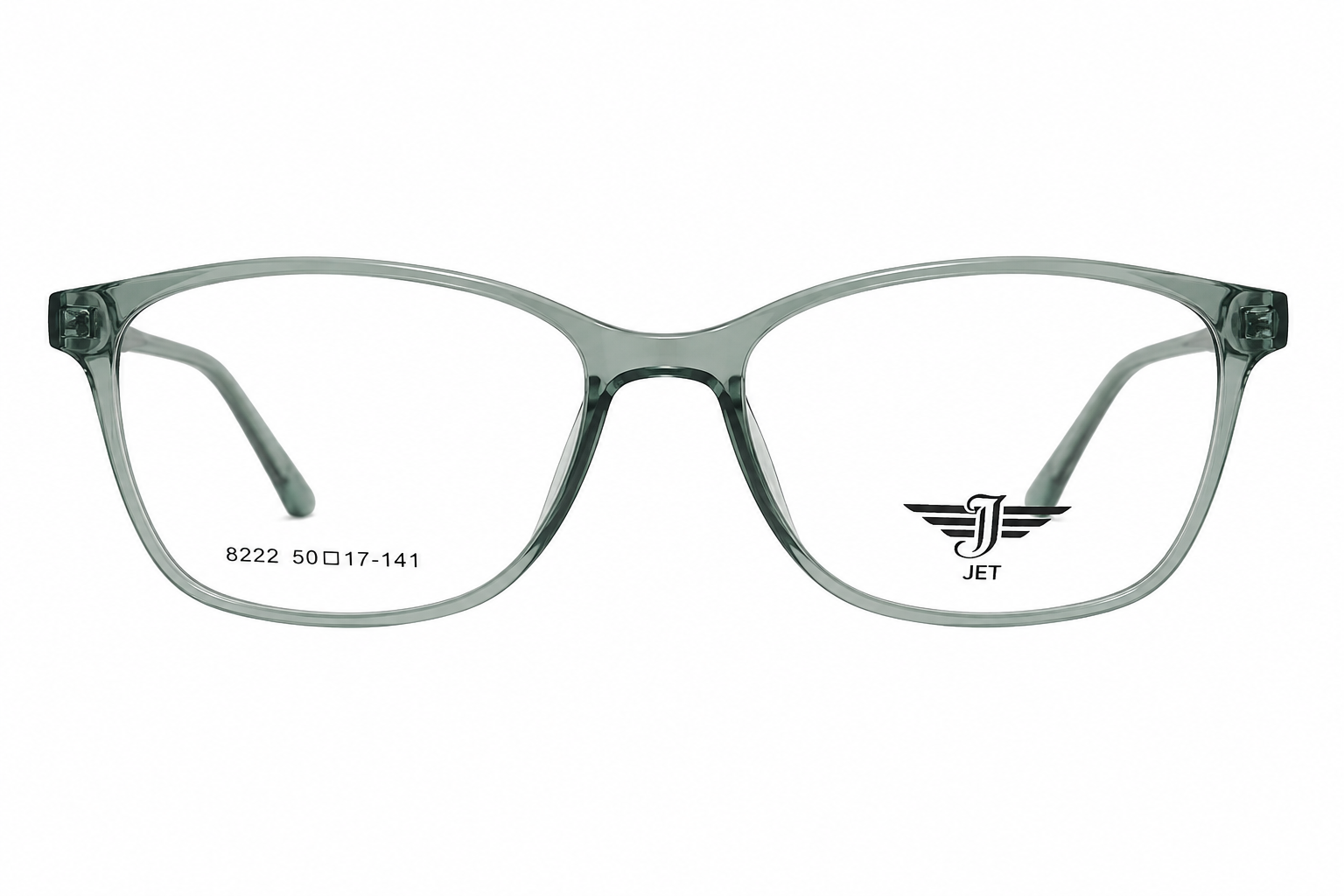 JET Transparent Mint Green Cat-Eye Frame - Image 2