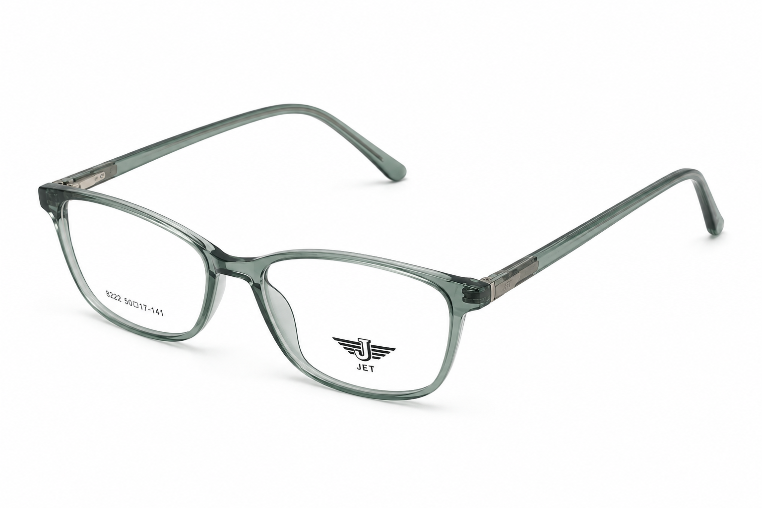 JET Transparent Mint Green Cat-Eye Frame