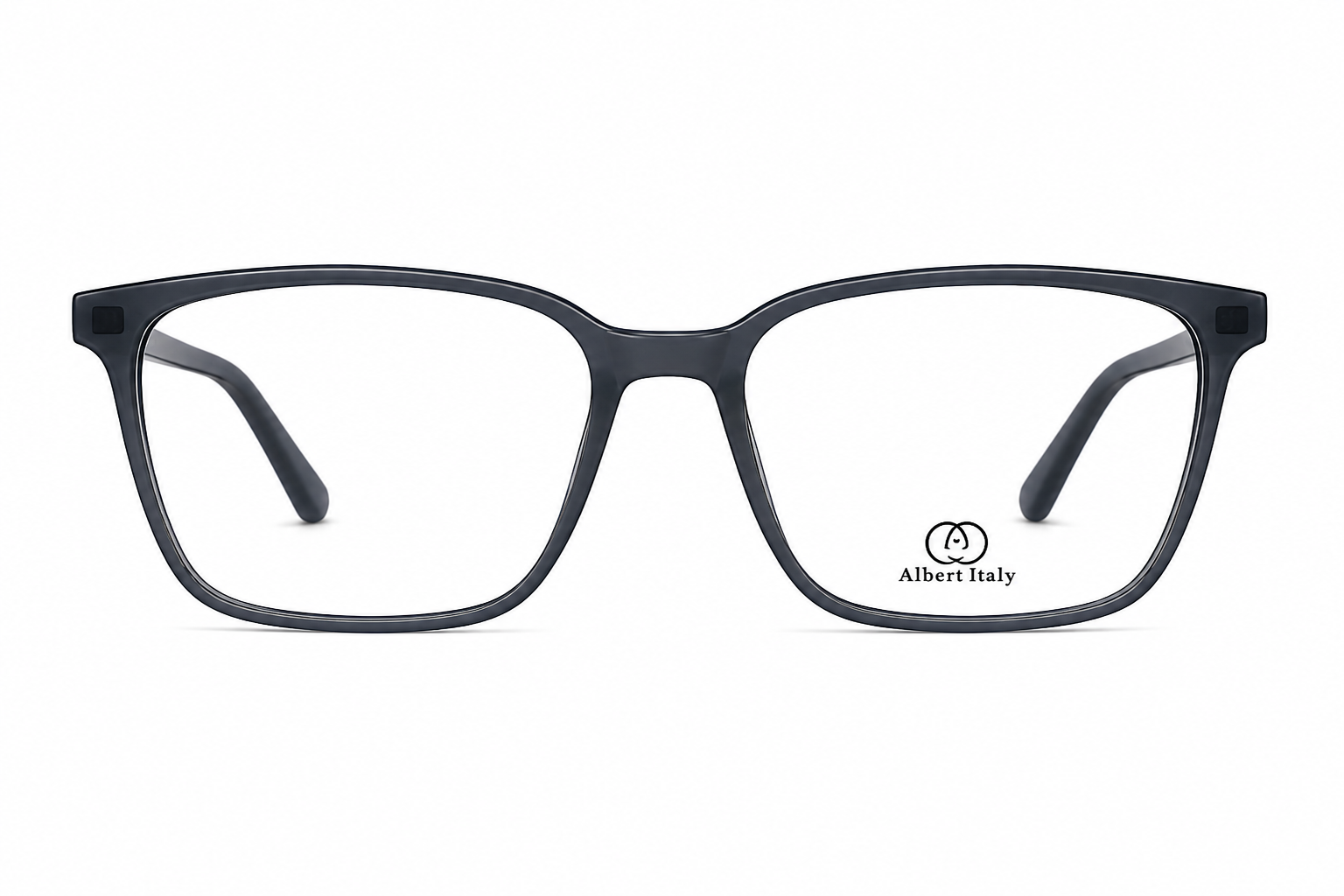 Albert Italy Matte Translucent Grey Square Frame