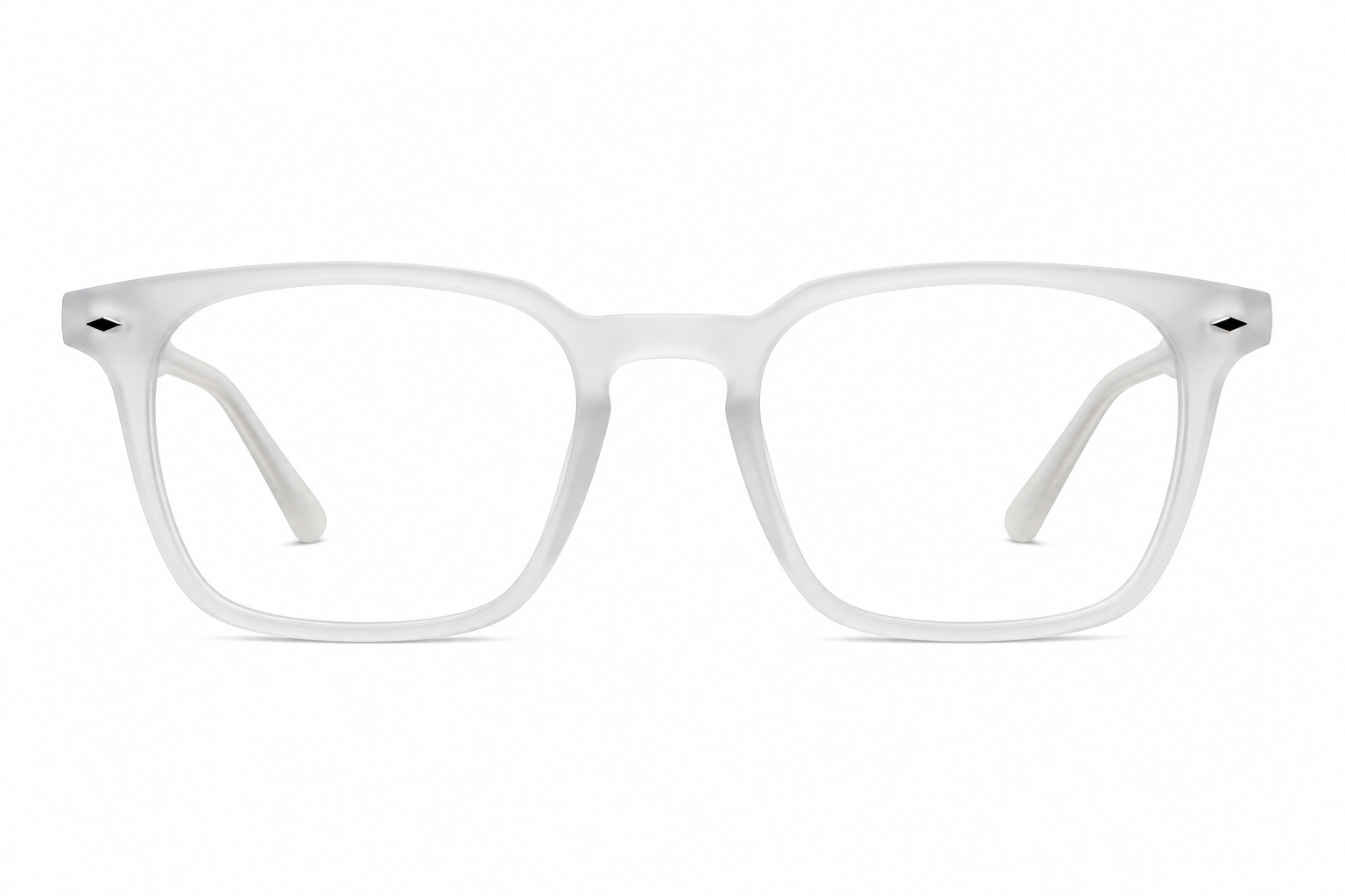 Albert Italy Frosted Crystal & Diamond Rounded Square Frame