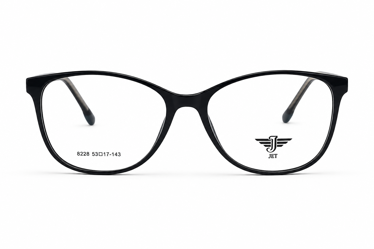 JET Classic Black Rounded Square Frame