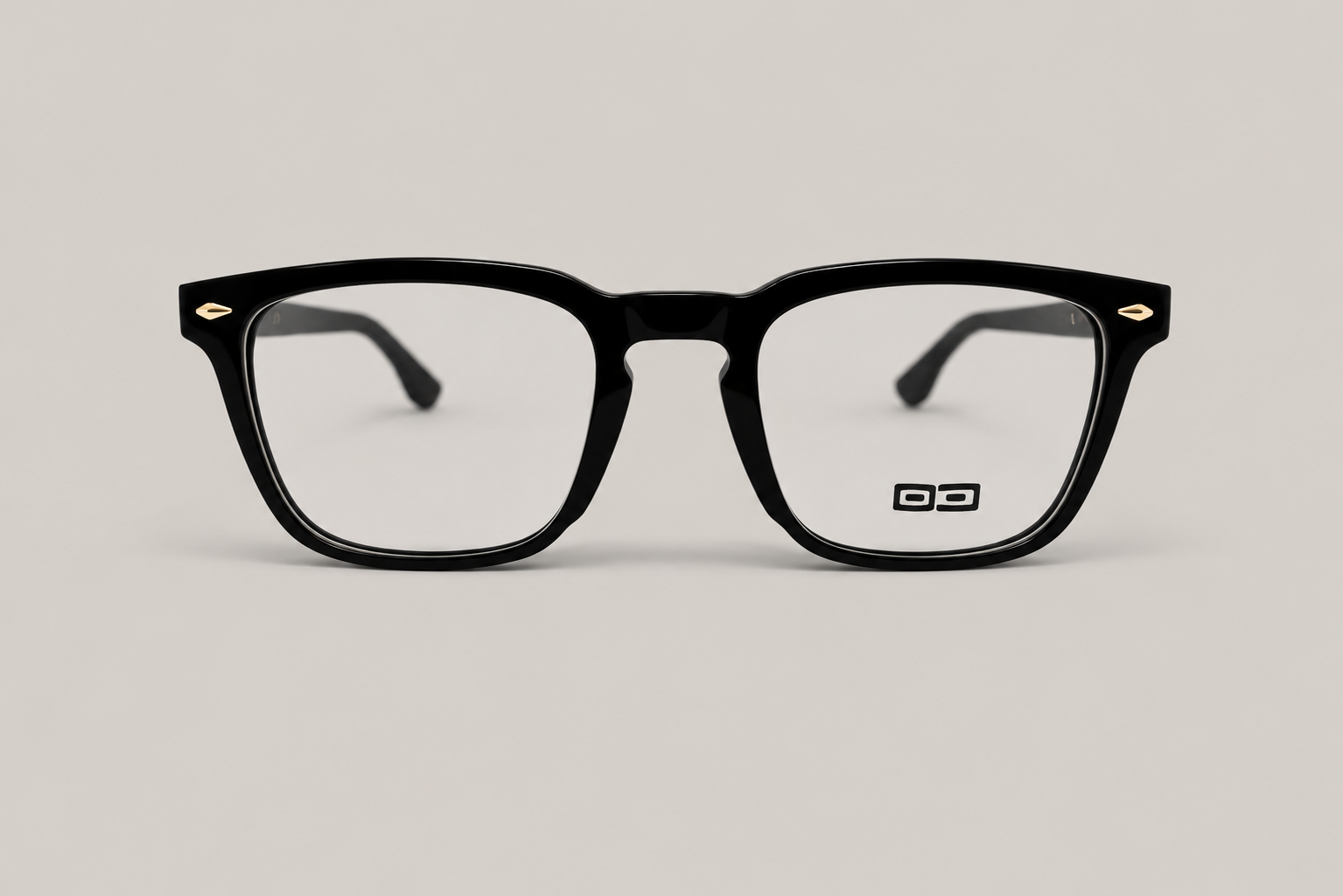 O3 Black Full Rim Rectangular Frame