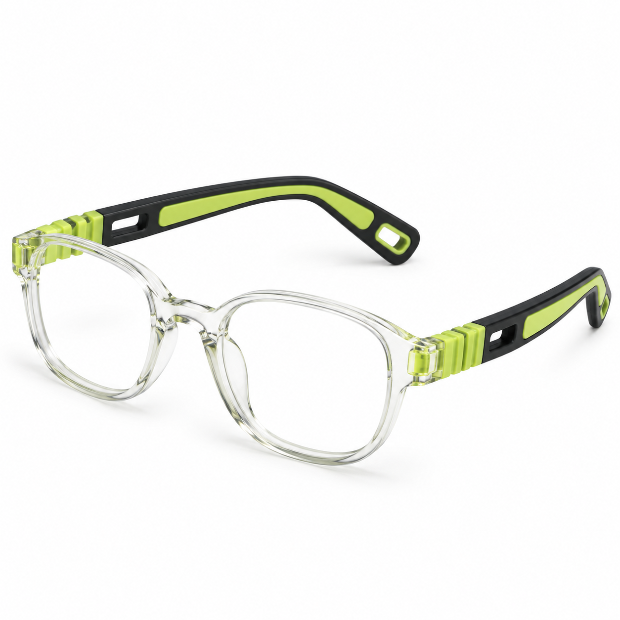 FANDO Kids Crystal Lime Green Square Frame