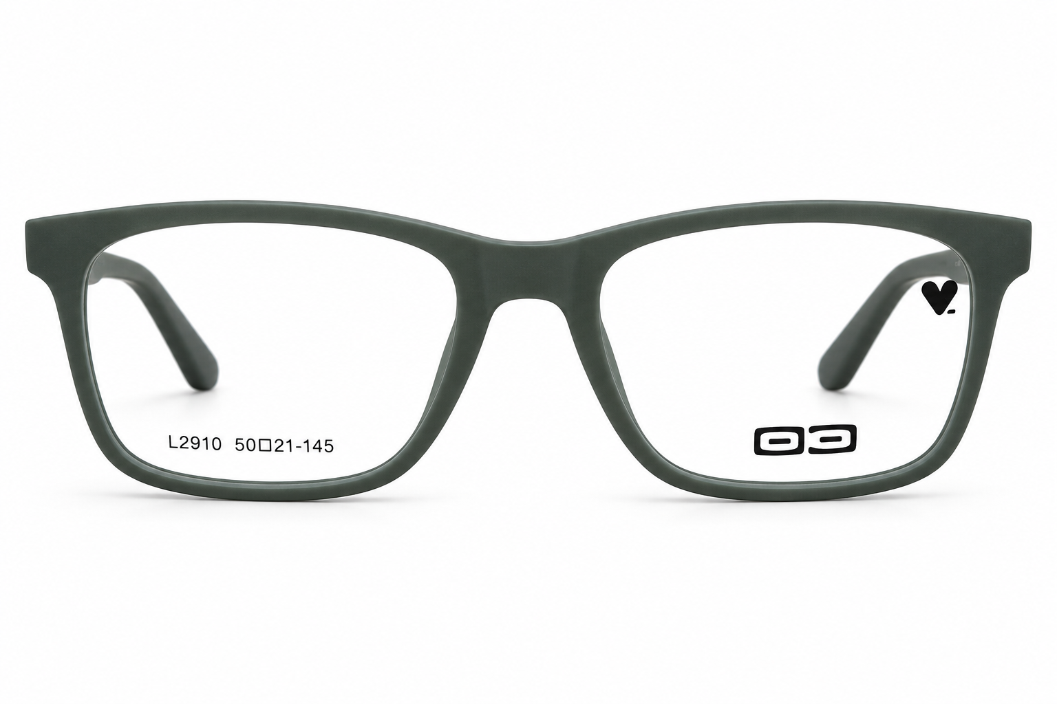 O3 Matte Sage Green Wayfarer Frame