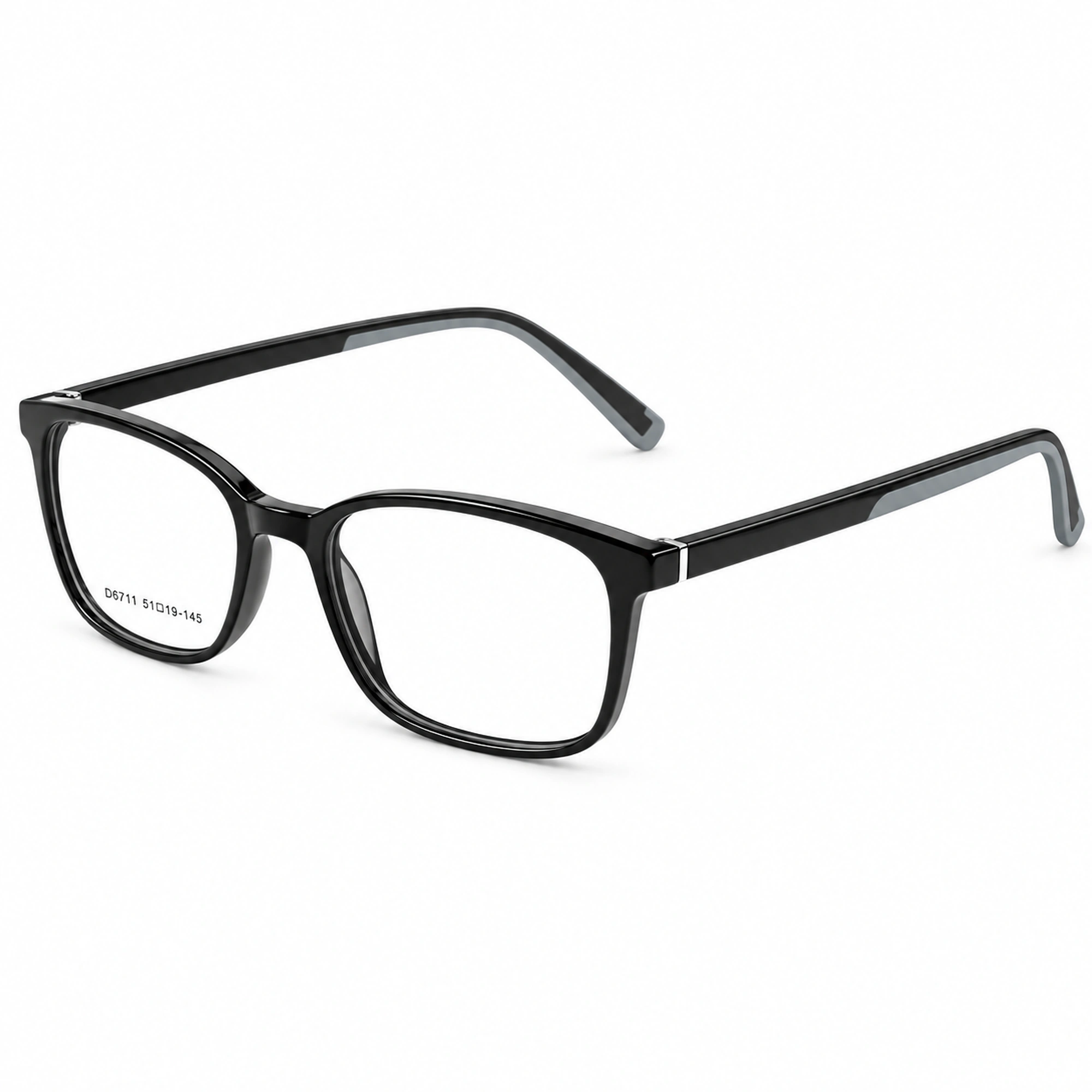 JET Glossy Black Rectangular Frame
