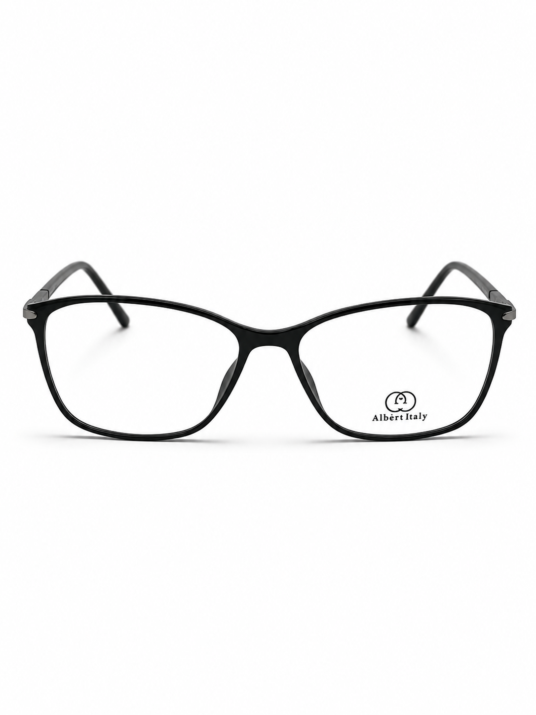Albert Italy Glossy Black Rectangular Frame