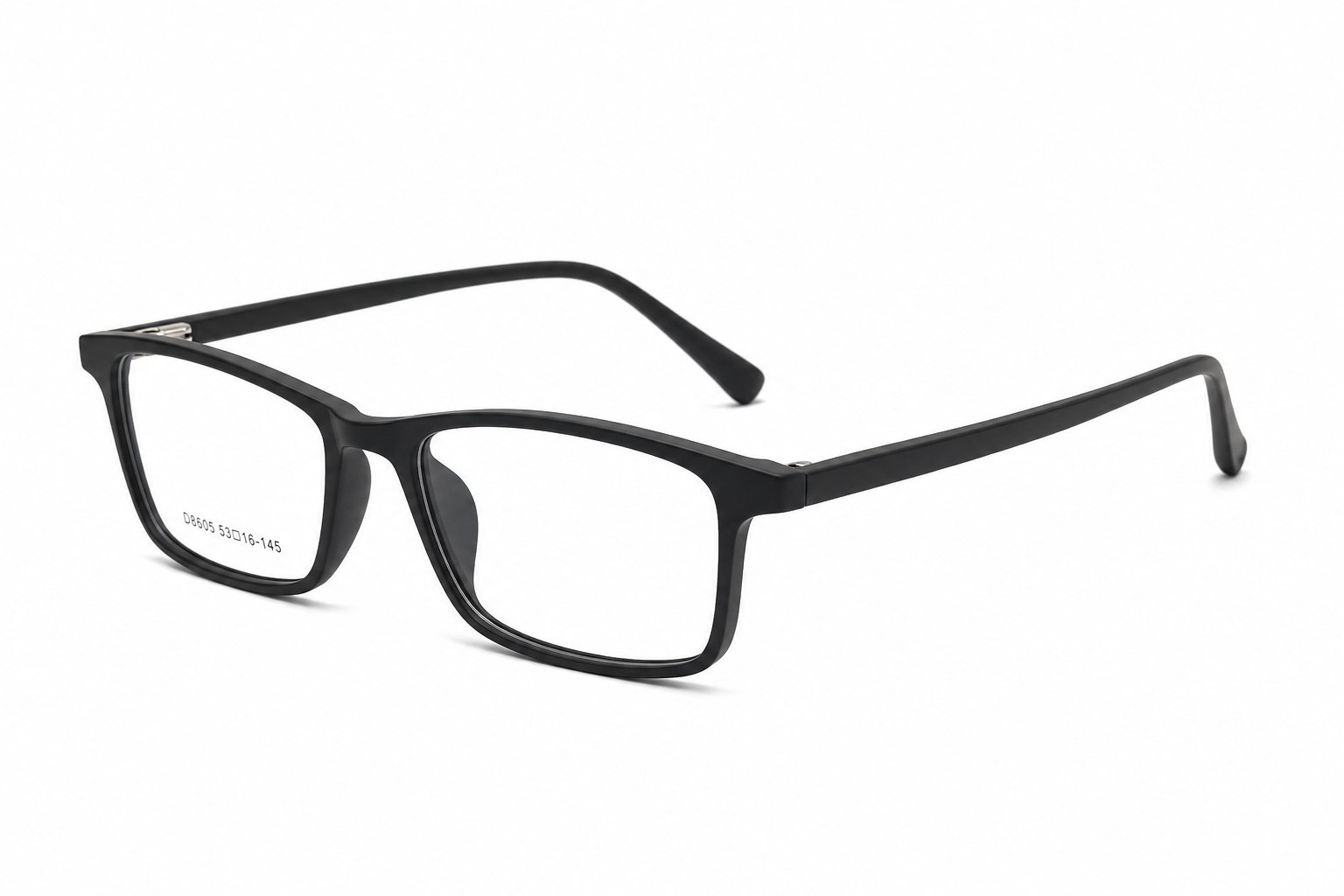 JET Matte Black Slim Rectangular Frame
