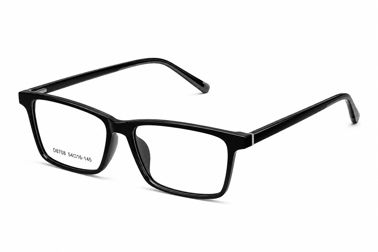 JET Glossy Black Rectangular Frame