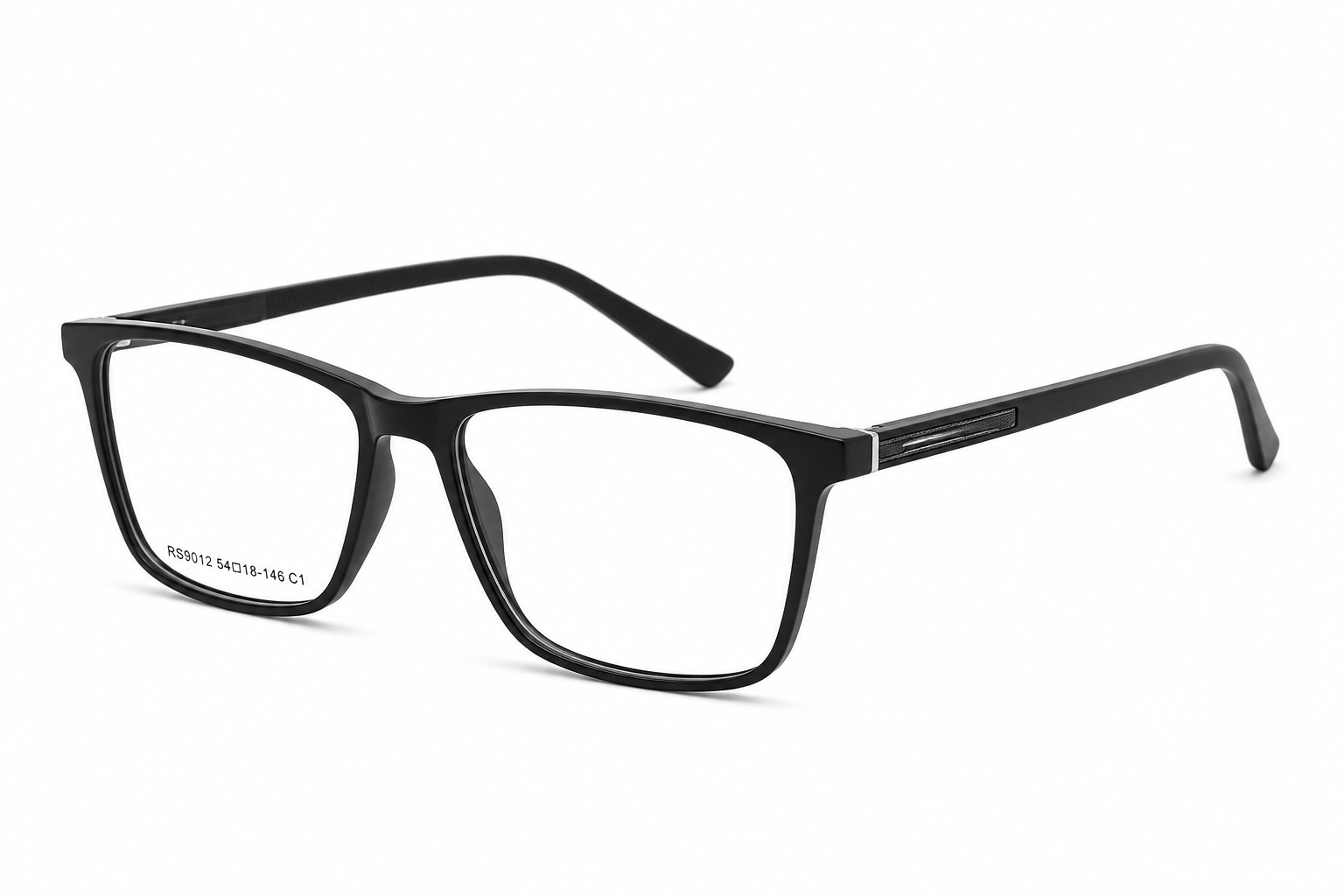 JET Matte Black Rectangular Frame