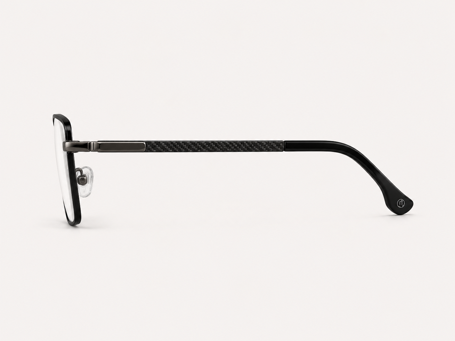 Albert Italy Gunmetal Rectangular Metal Frame - Image 3