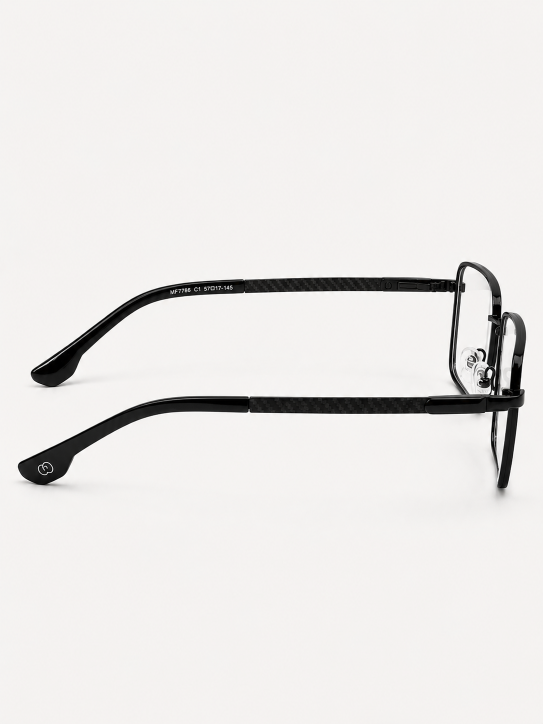 Albert Italy Gunmetal Rectangular Metal Frame - Image 4