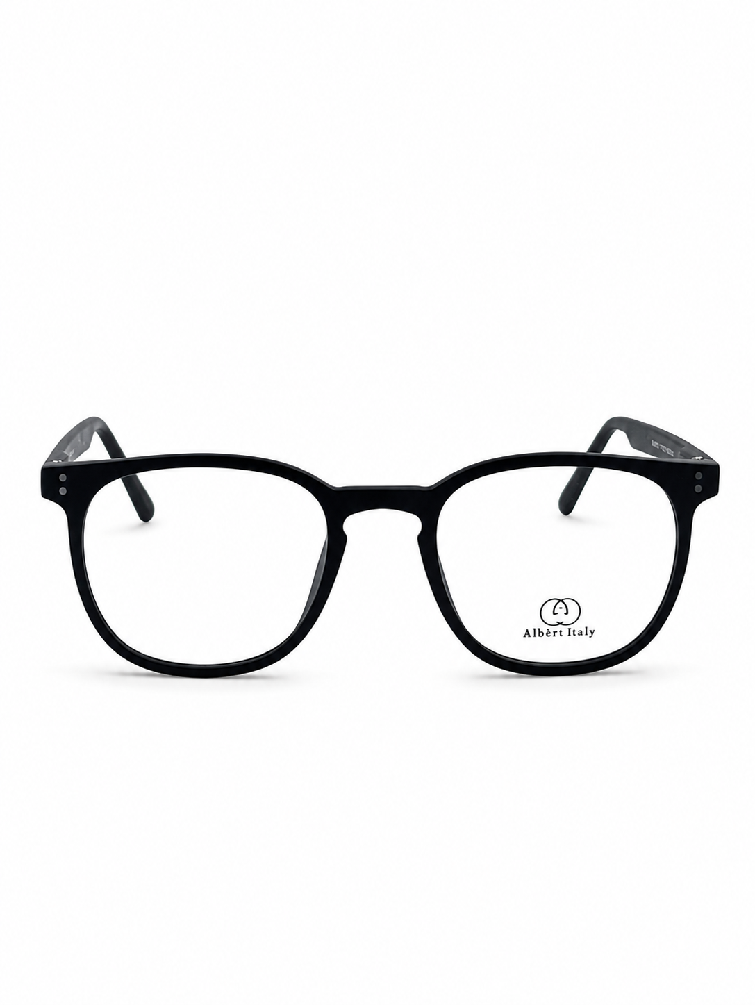 Albert Italy Matte Black Square Frame