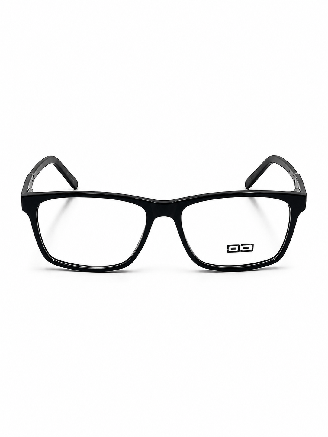 O3 Glossy Black Square Optical Frame