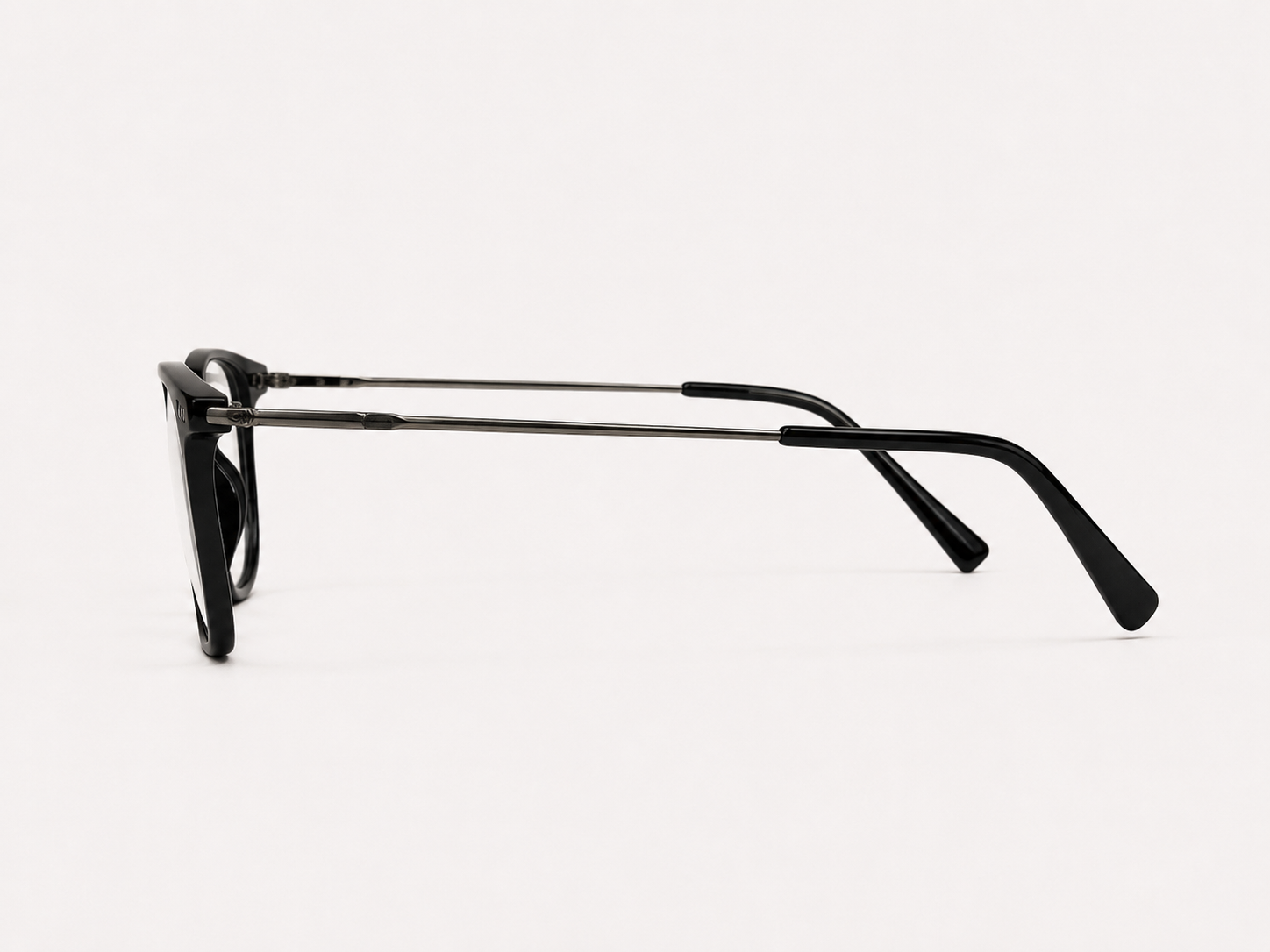 Albert Italy Glossy Black & Silver Square Frame - Image 3
