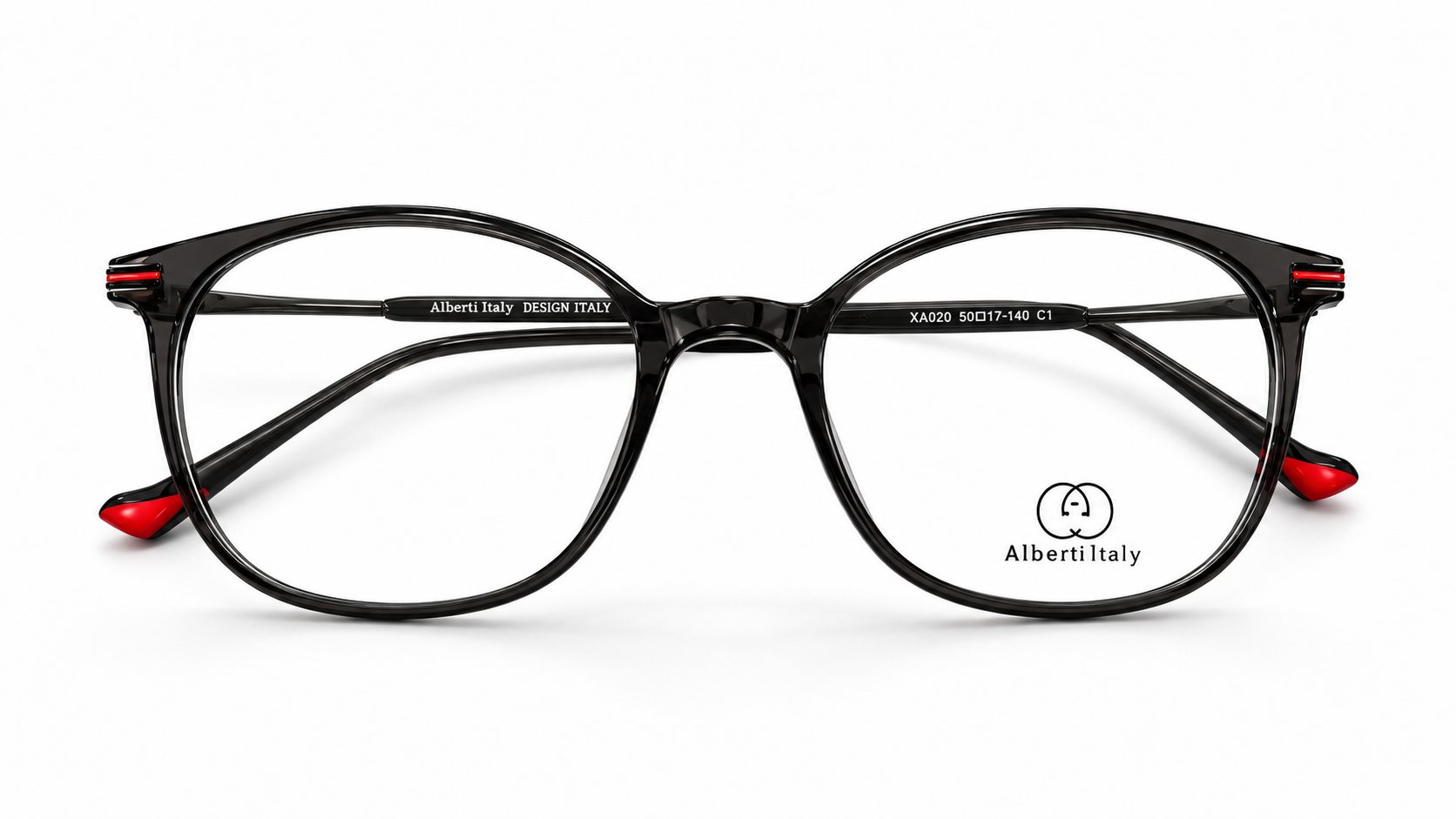 Albert Italy Black & Red Square Frame - Image 5