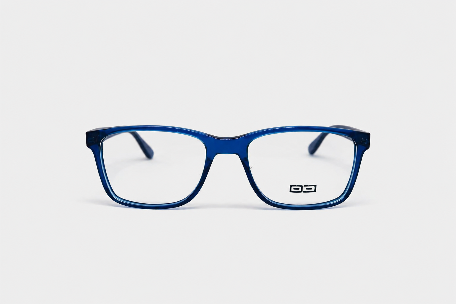 O3 Translucent Navy Blue Full Rim Rectangular Frame
