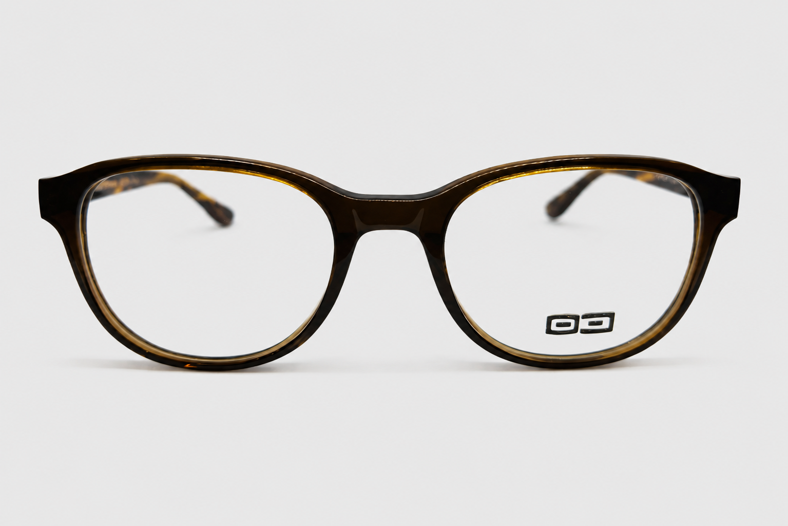 O3 Dark Brown Tortoise Round Frame