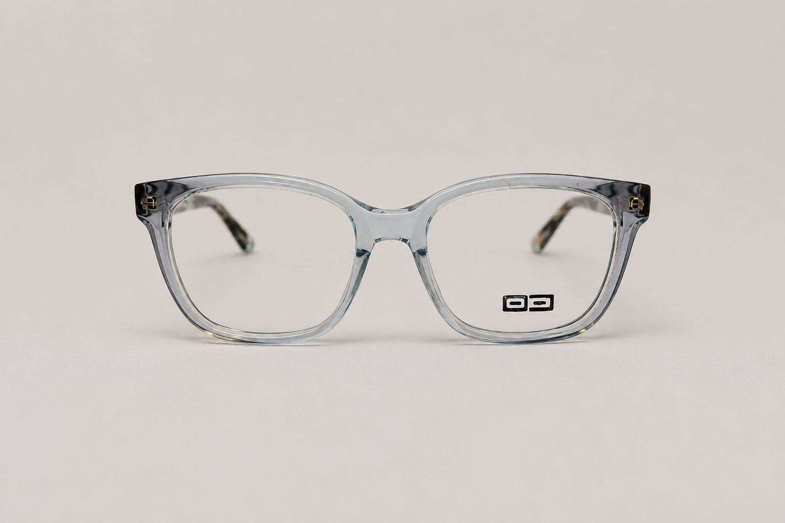 O3 Translucent Grey & Black Rectangular Frame