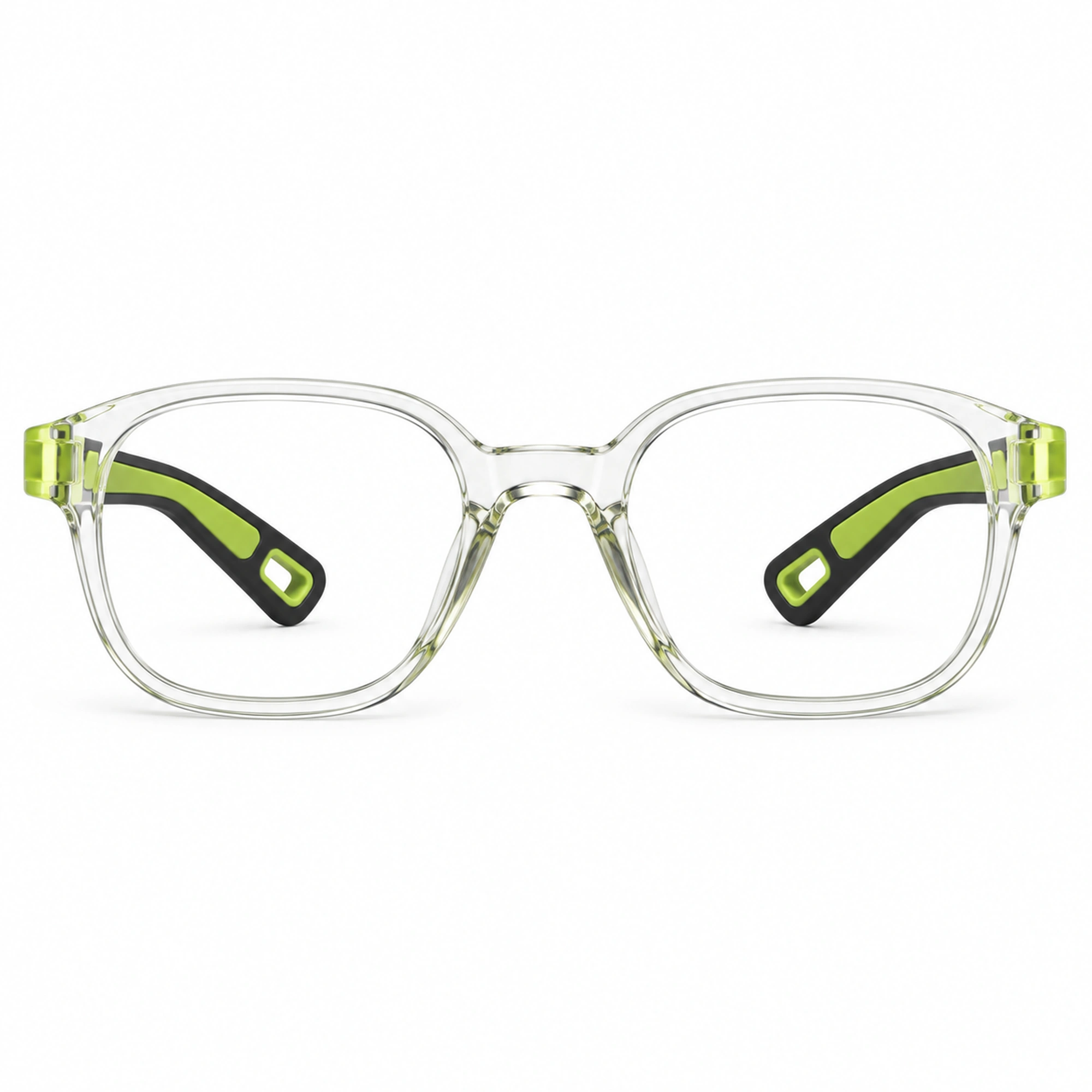 FANDO Kids Crystal Lime Green Square Frame - Image 2