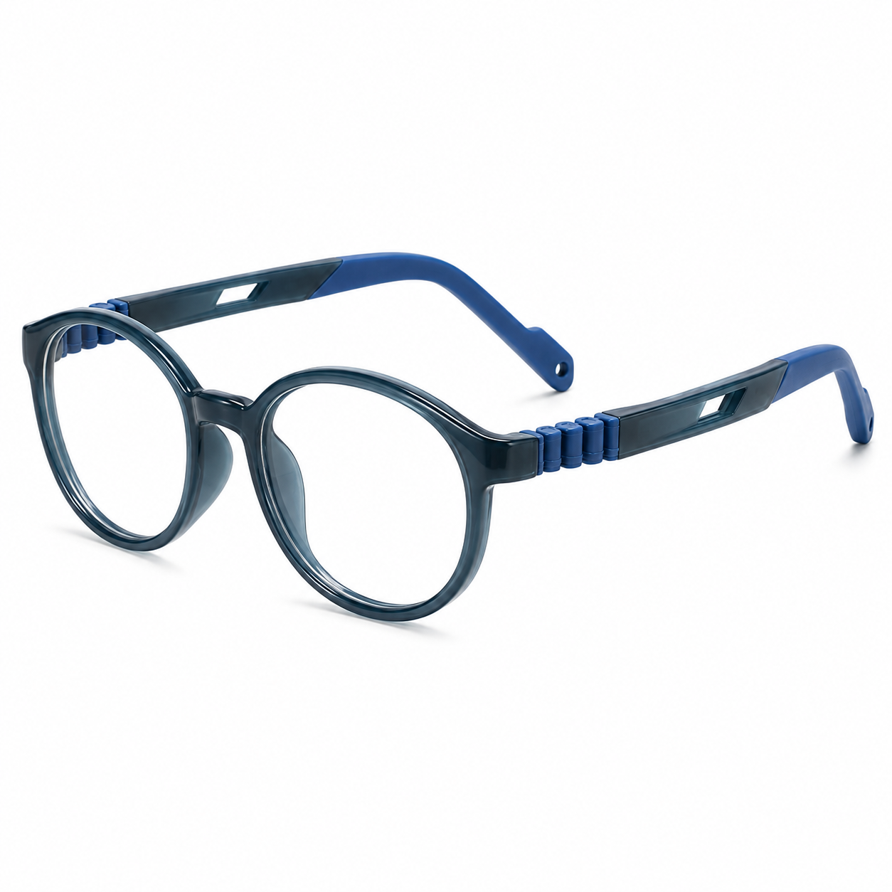 FANDO Navy Blue Round TR90 Frame